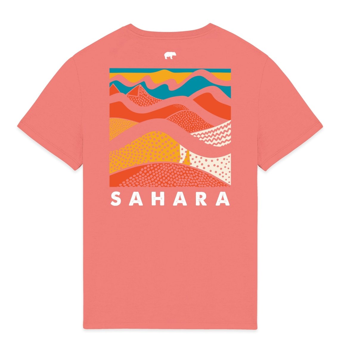Sahara Graphic Womens T-shirt - Blue Panda
