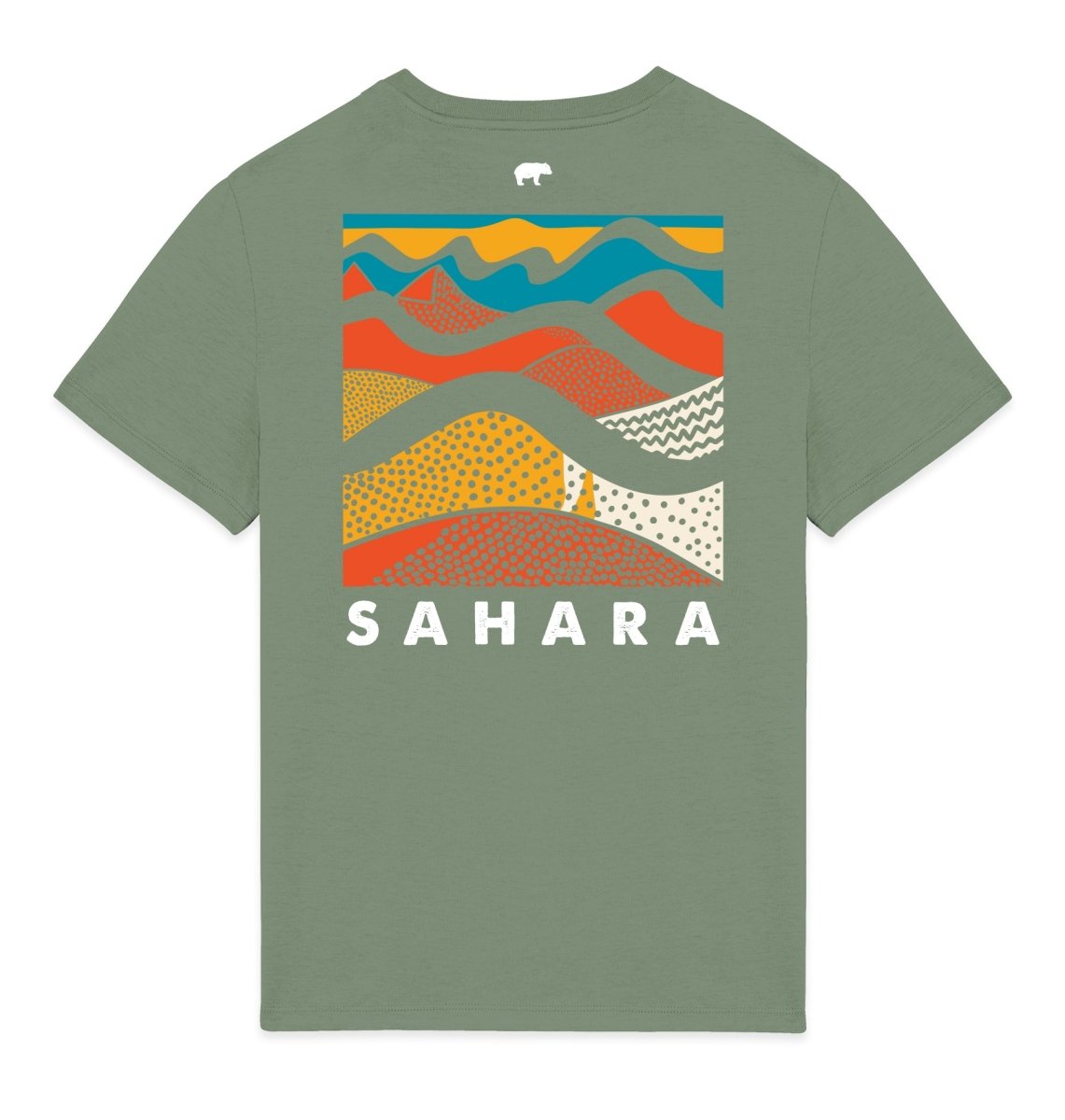Sahara Graphic Womens T-shirt - Blue Panda