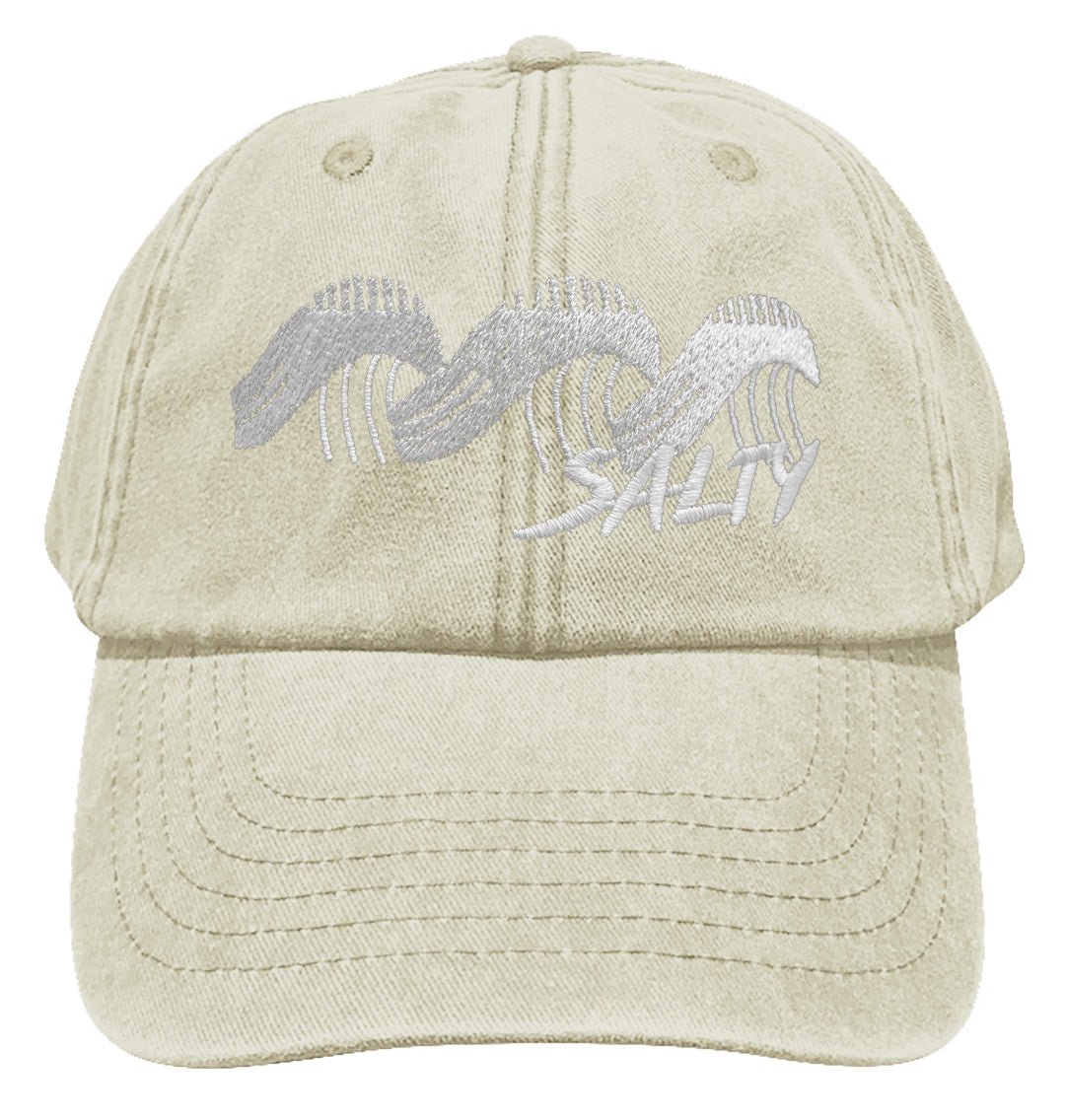 Salty Waves Vintage Denim Cap - Blue Panda