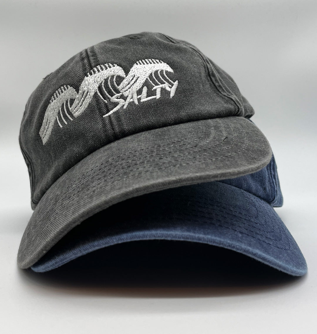 Salty Waves Vintage Denim Cap - Blue Panda