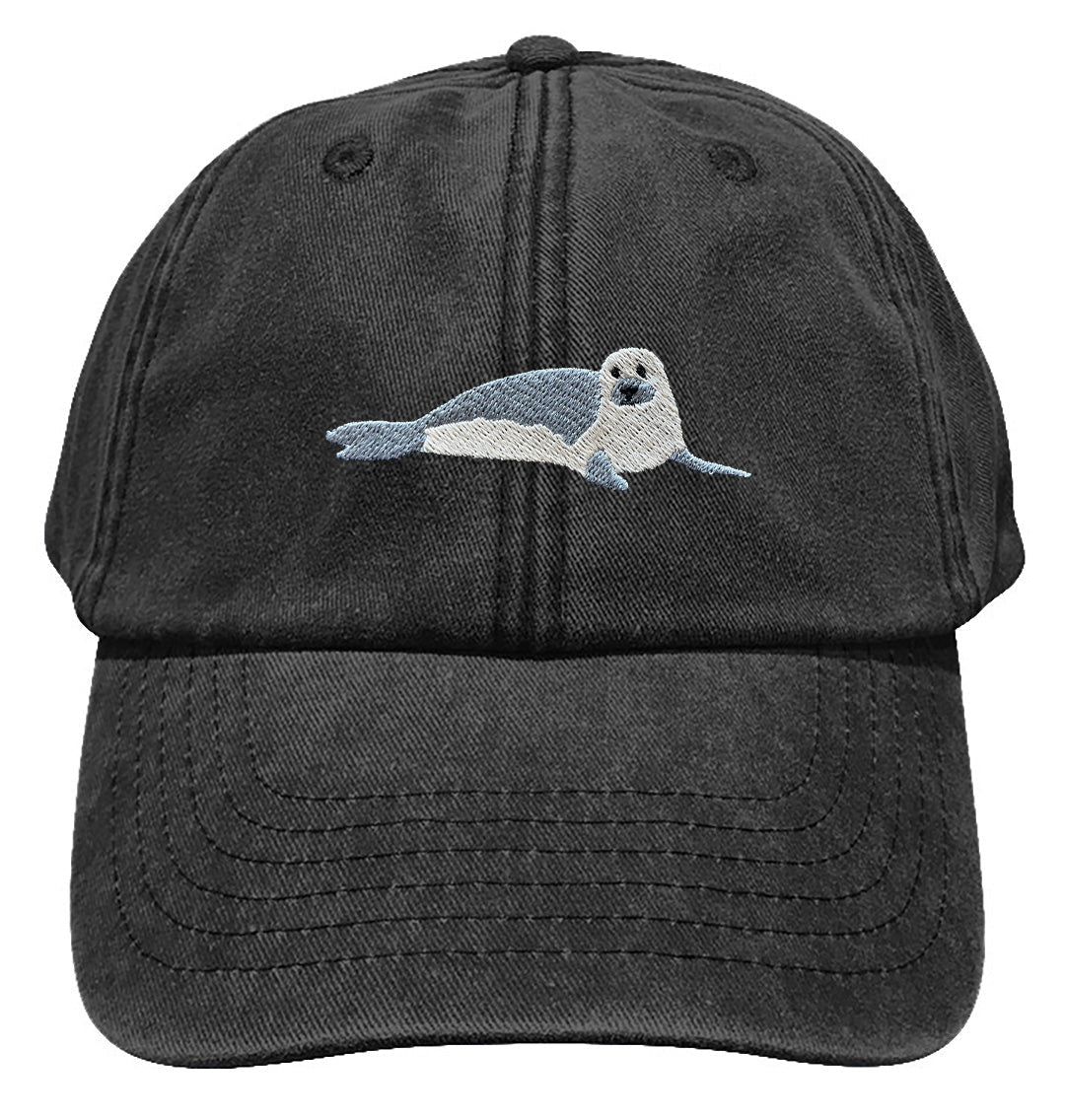 Animal Baseball Caps - Wildlife & Sea Life Embroidered Hats - Blue