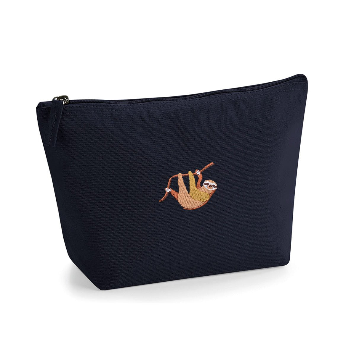 Sloth Organic Accessory Bag - Blue Panda