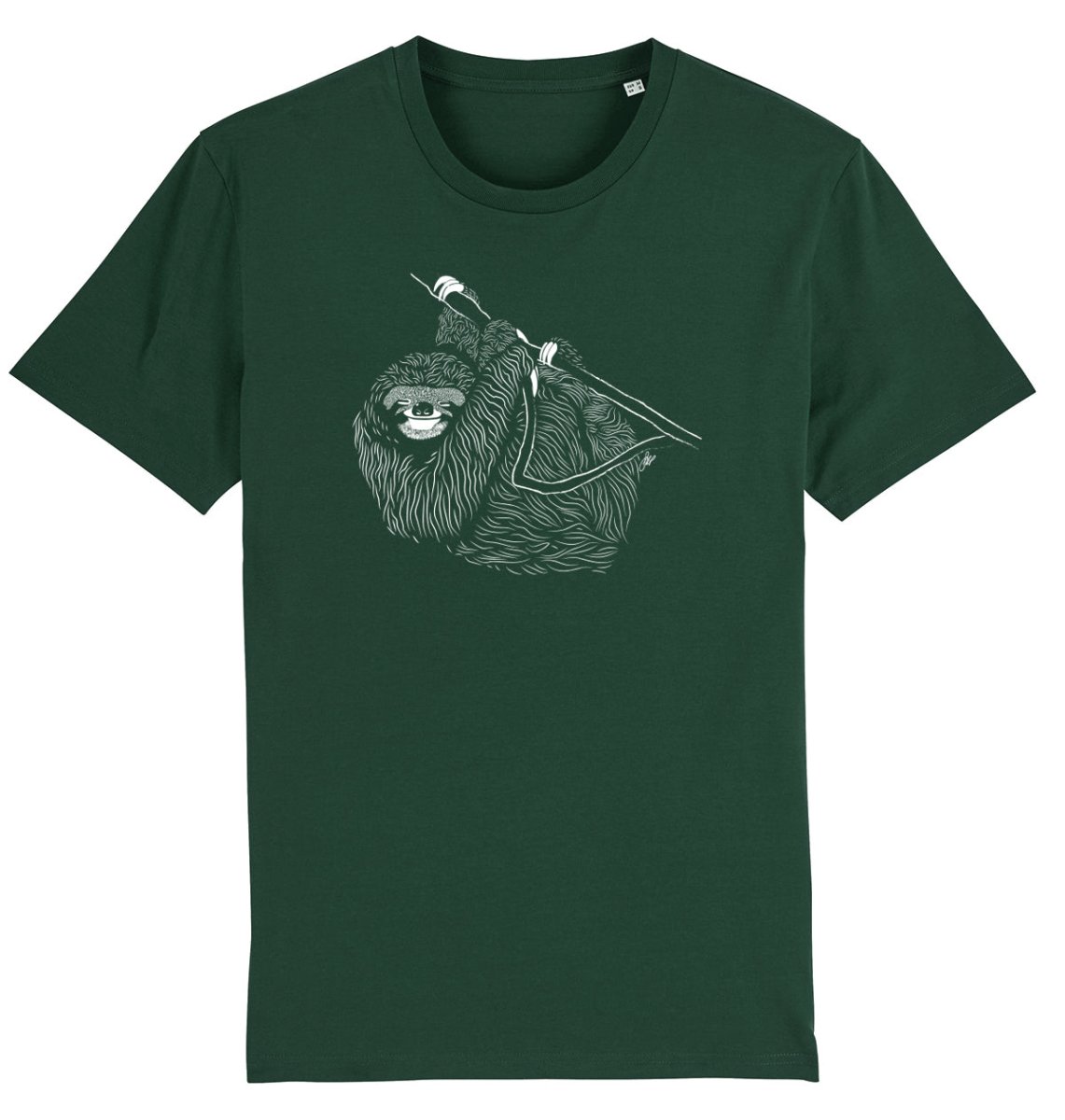Sloth Womens T-shirt - Blue Panda