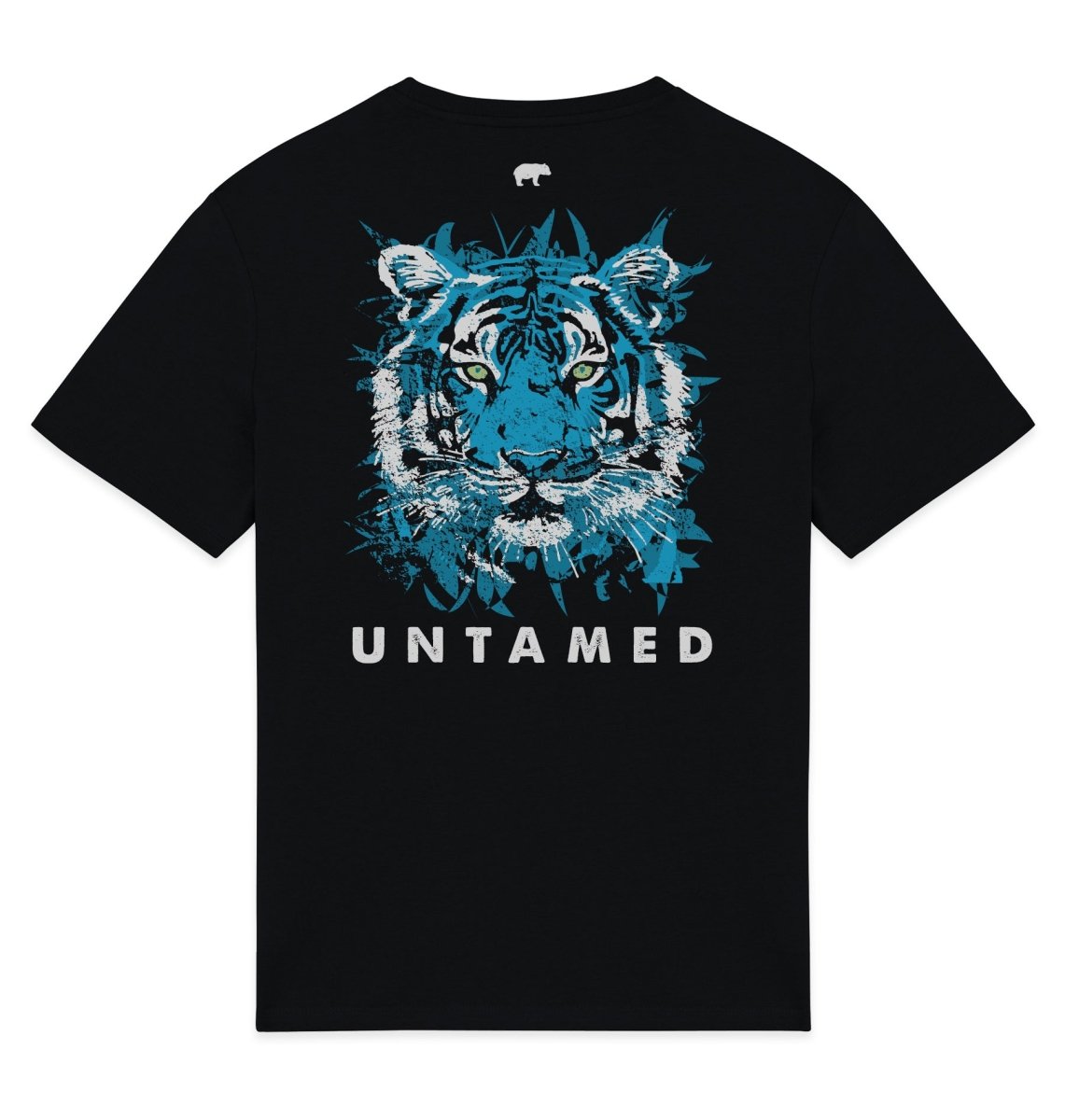 Tiger Graphic Mens T-shirt - Blue Panda