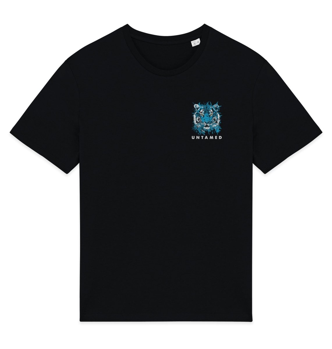 Tiger Graphic Mens T-shirt - Blue Panda