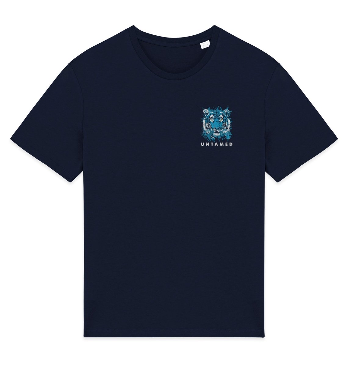 Tiger Graphic Womens T-shirt - Blue Panda