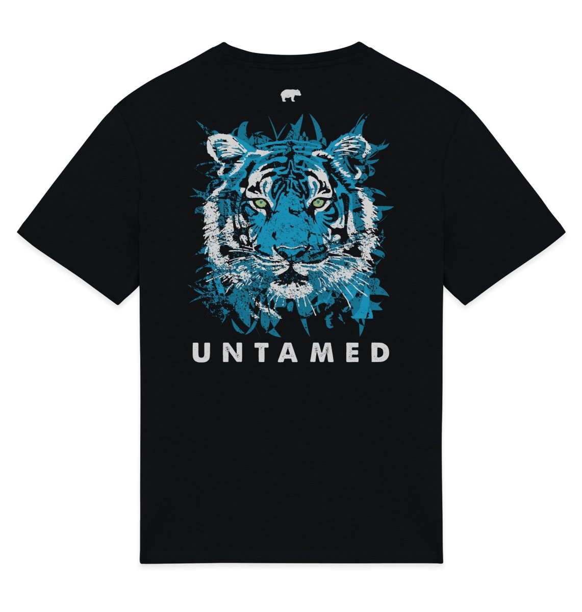 Tiger Graphic Womens T-shirt - Blue Panda