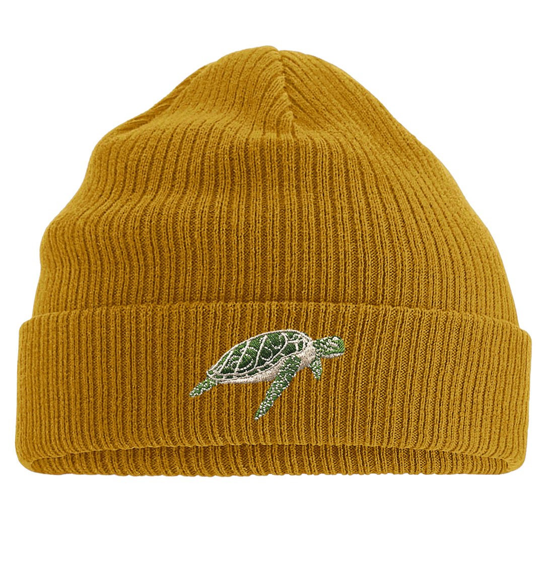 Turtle Beanie - Blue Panda