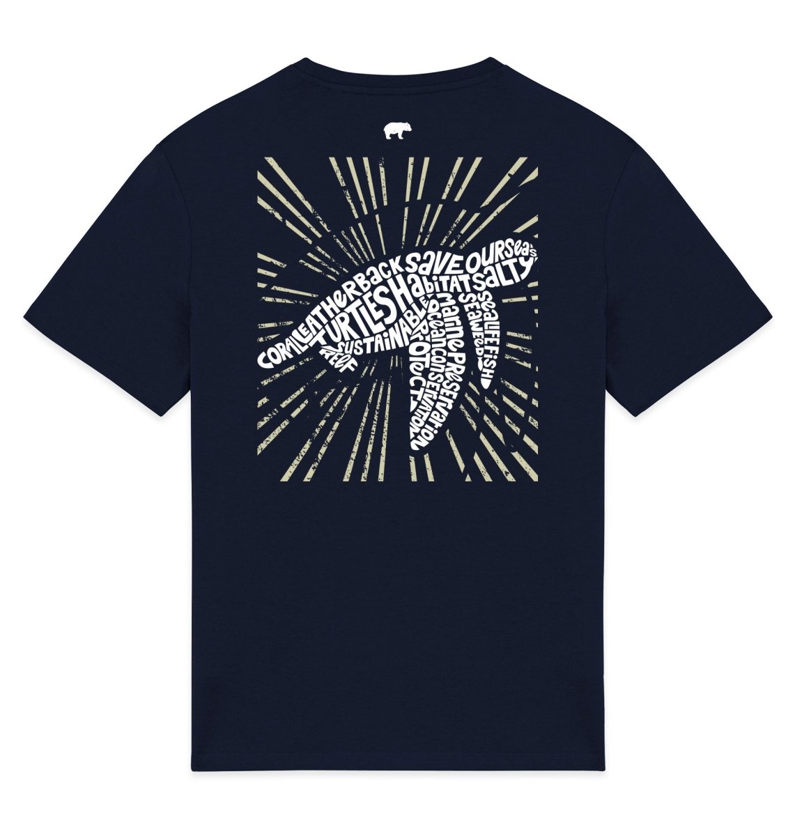 Turtle Mens T-shirt - Blue Panda