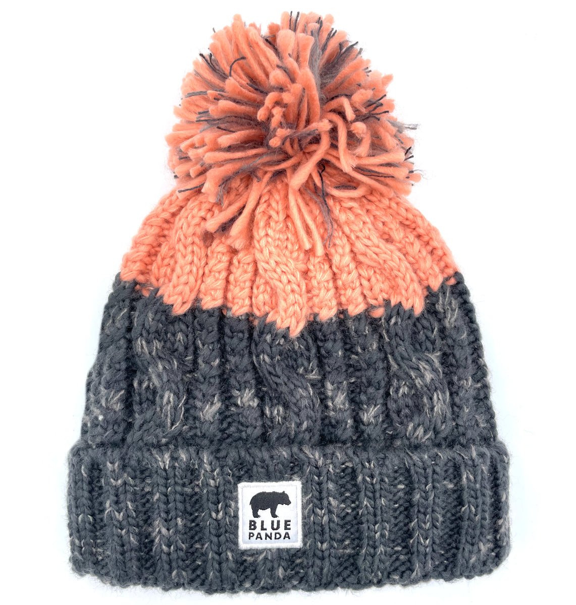 Volcanic Bobble Hat - Blue Panda