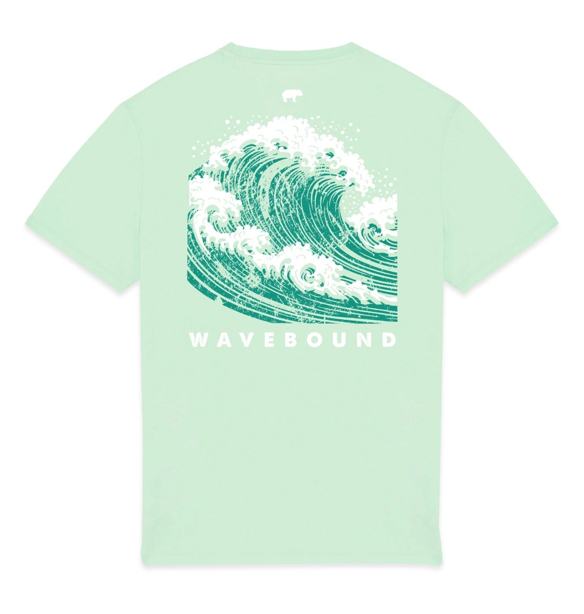 Wavebound Graphic Mens T-shirt - Blue Panda